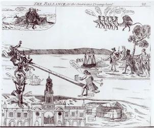Das Gleichgewicht oder Die triumphierenden Amerikaner, 1766